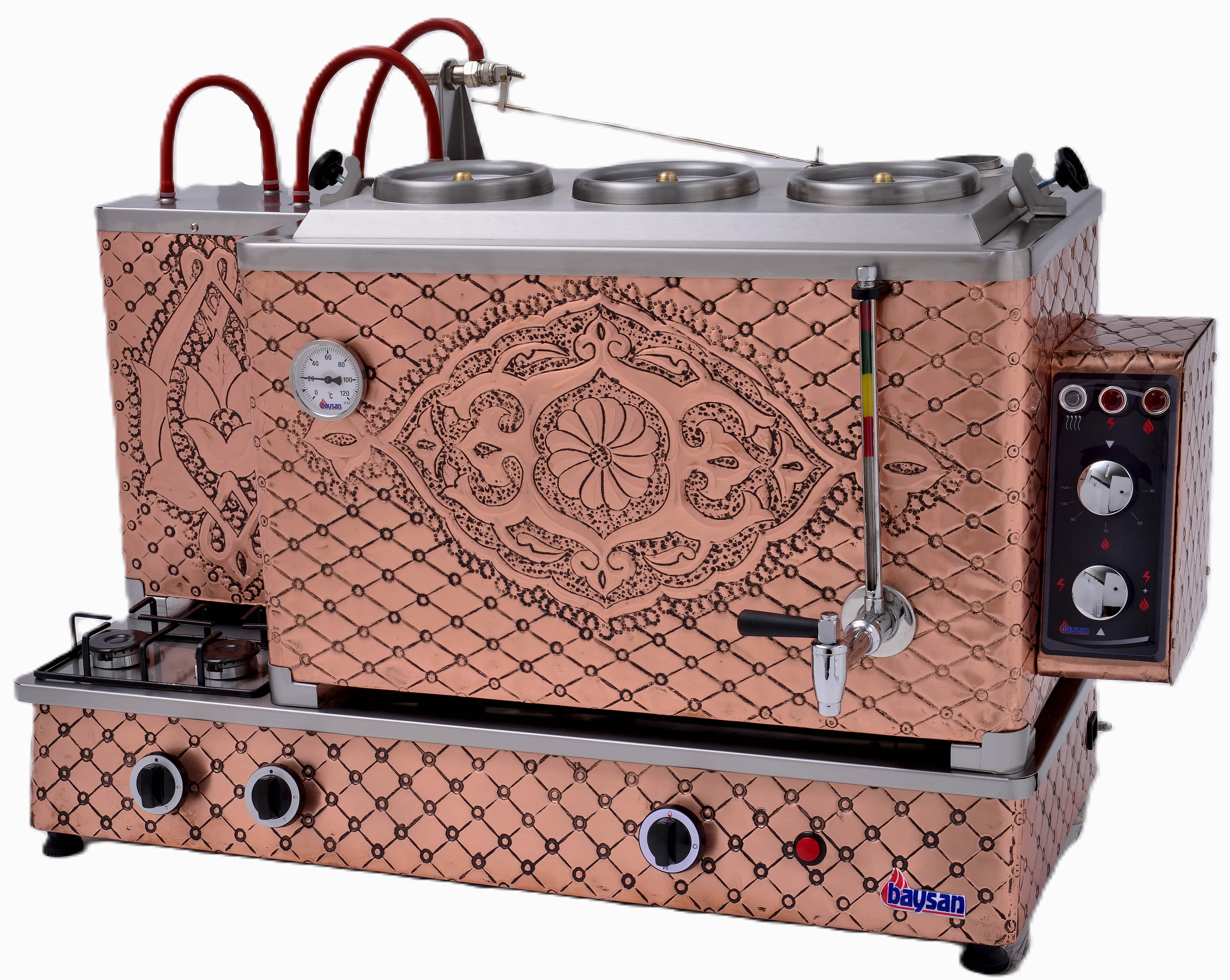 3 Pots Automatic Copper Tea Maker