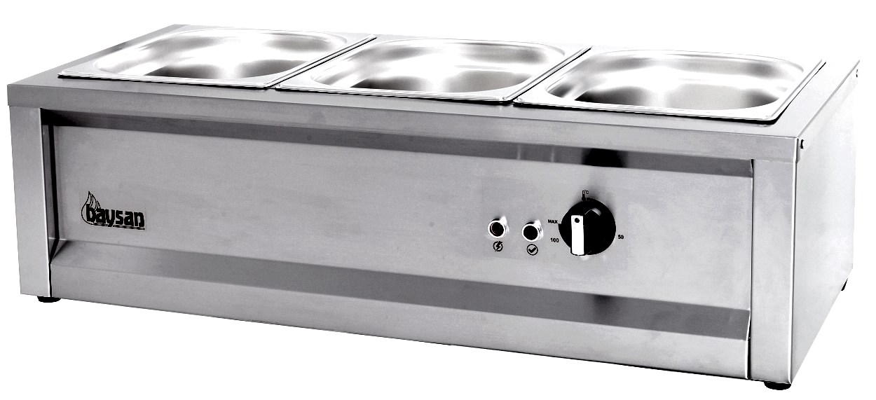 3 Cell Bainmarie with Tap