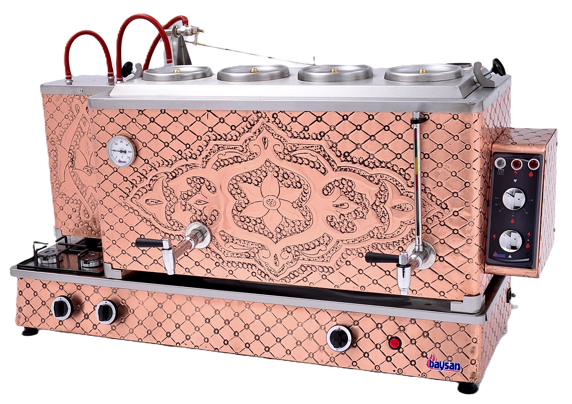 4 Pots Automatic Copper Tea Maker