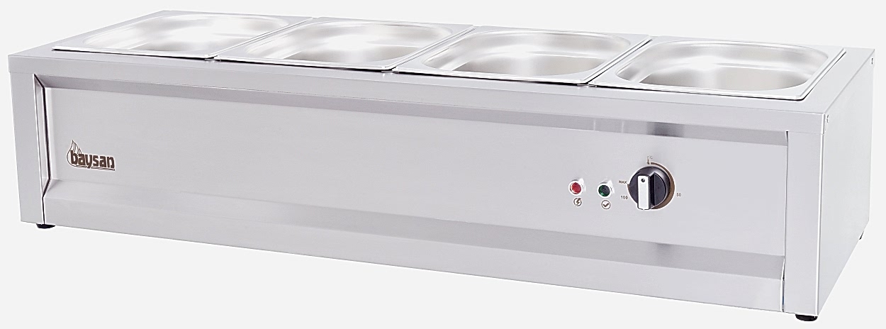 4 Cell Bainmarie with Tap