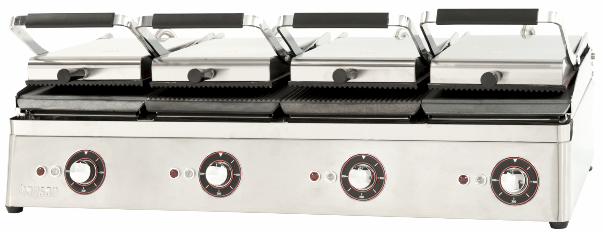 Four Lid Modular Grill