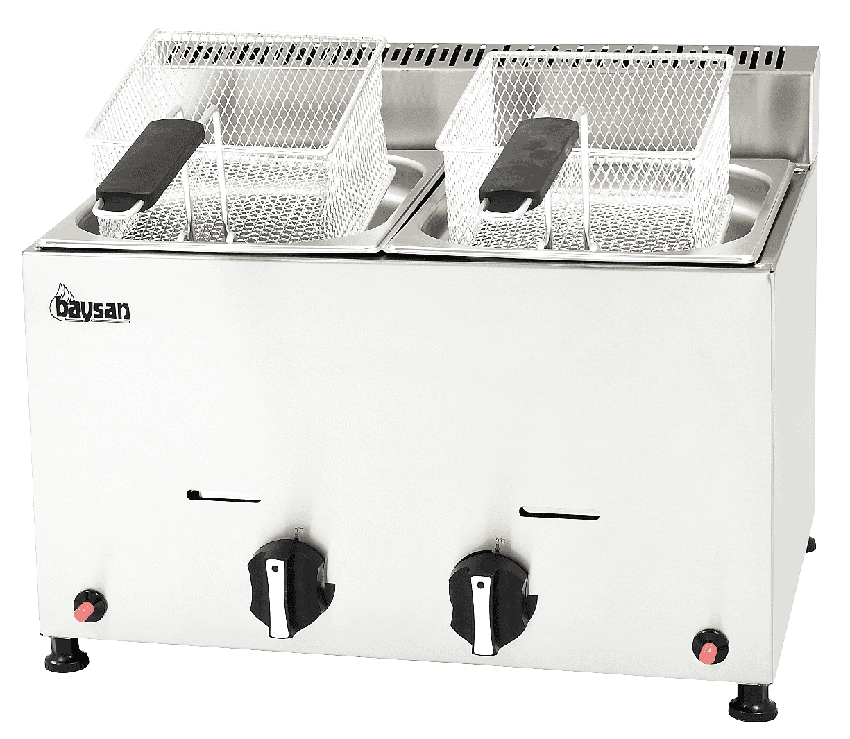 10+10 Litres Gas Fryer