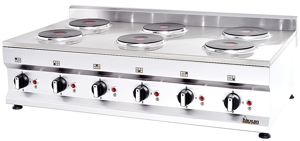 500 Serie 6 Plate Electric Cooker