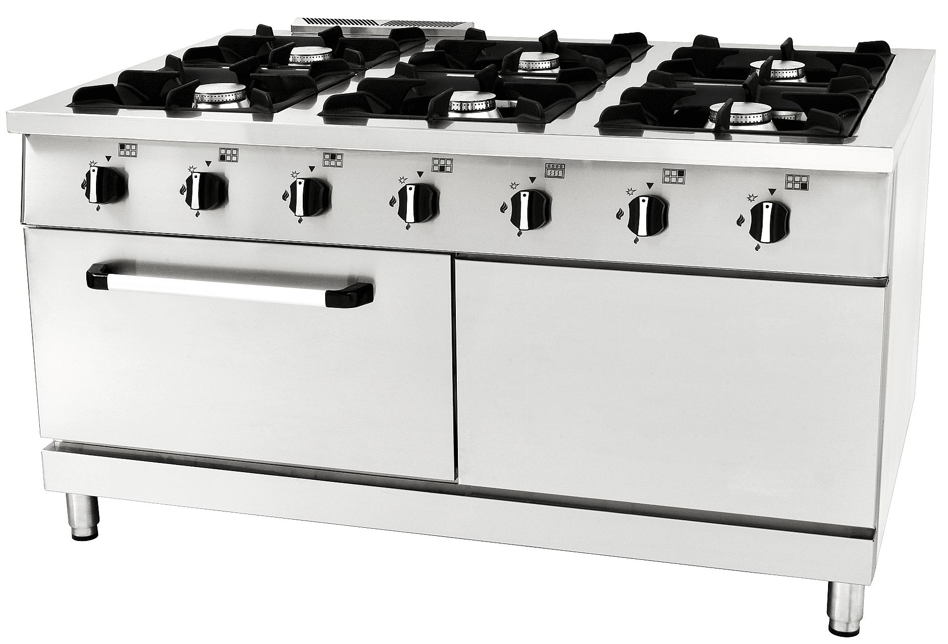 6 Burner Gas Range | 120x70