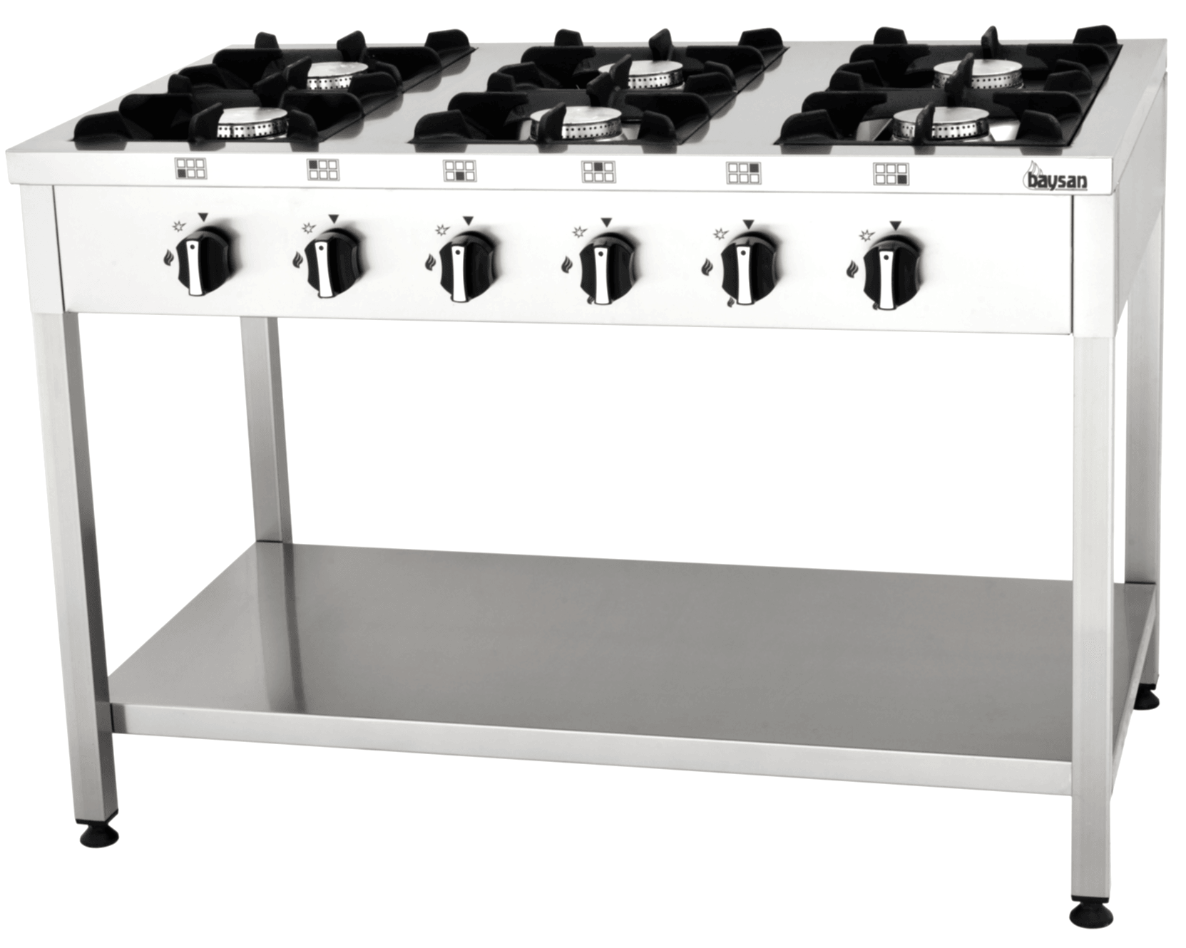 6 Burner Disassembled Gas Cooker | 120x70