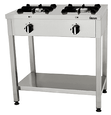 2 Burner Disassembled Gas Cooker | 80x50